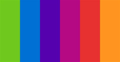 Twisted Rainbow Color Scheme Blue