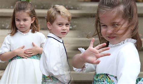 Princess Charlotte Falls On Royal Wedding Steps As She Takes Tumble Ahead Of Eugenies Day