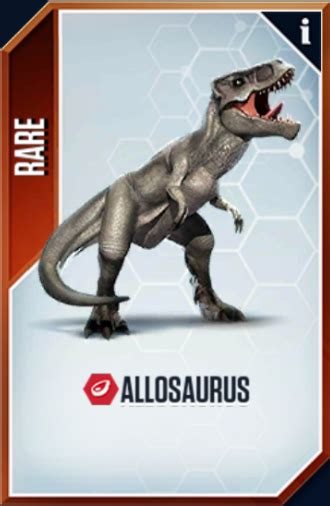 Allosaurus Jurassic World The Game Wiki Fandom