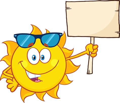 Premium Vector Summer Sun Cartoon Mascot Character With Sunglasses