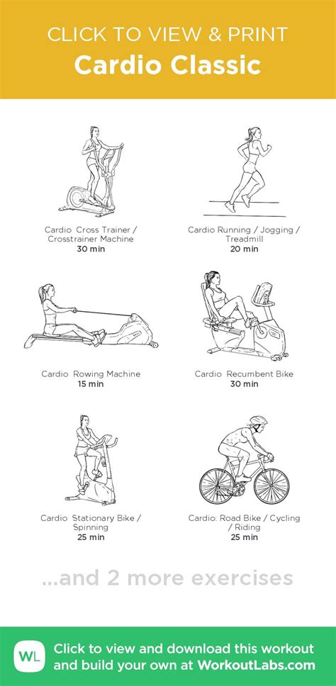 Cardio Classic Click To View And Print This Illustrated Exercise Plan
