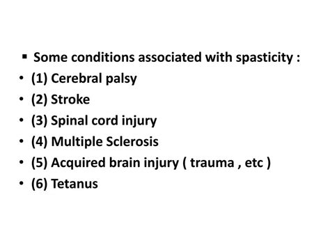 Ppt Spasticity And Increased Muscle Tone Powerpoint Presentation