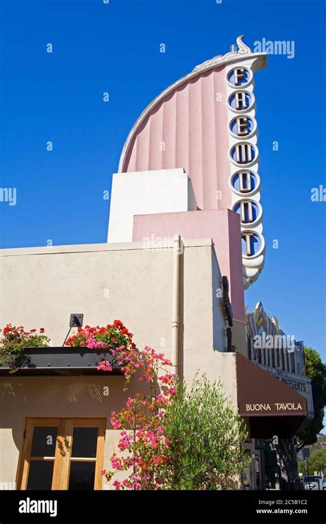 Fremont Art Deco Movie Theatermonterey Streetsan Luis Obispo County