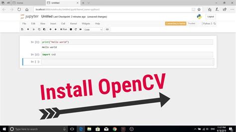 How To Install Opencv On Anaconda Youtube