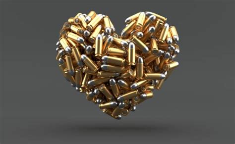 Heart Bullets Stock Photos Pictures And Royalty Free Images Istock