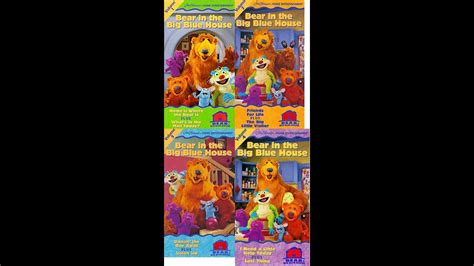 Opening To Bear In The Big Blue House Volumes 1 2 3 And 4 Vhs 2000