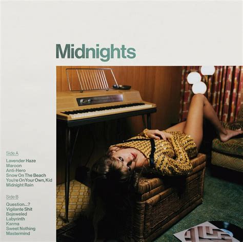 Taylor Swift Midnights Jade Green Vinyl Lp Disque Vinyle Muziker
