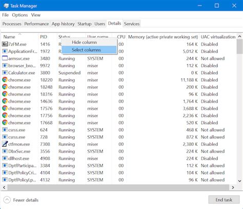 View Details About Running Processes With The Windows 10 Task Manager