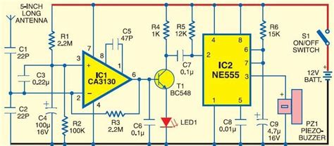 This hidden cell phone detector circuit helps to track the presence of an activated mobile phone in restricted embedded projects for engineering students. Hidden Active Cell Phone Detector and Applications