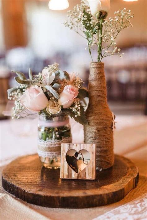 Ideas que te fascinarán boda retro. The Best Wedding Flower Arrangement Ideas | Wedding table ...