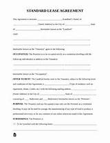 Free Copy Of Residential Lease Agreement Images