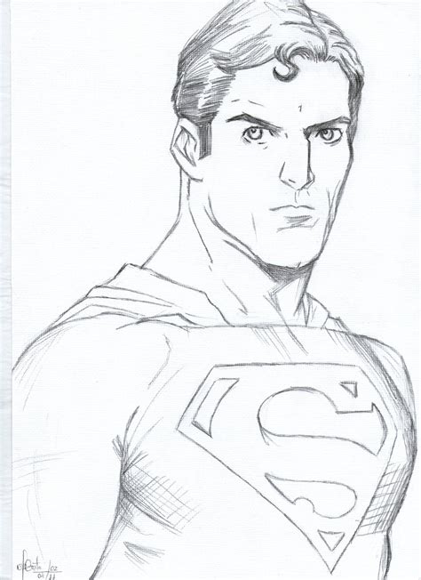 Superman Drawing Easy At Explore Collection Of