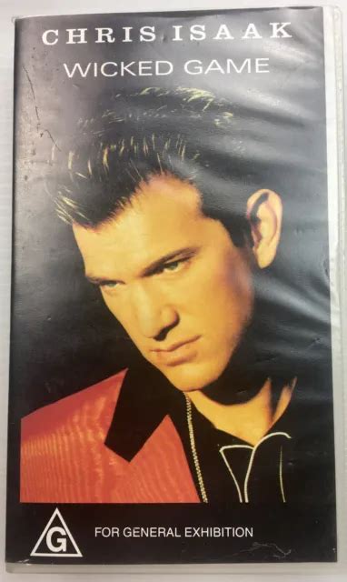 Chris Isaak Wicked Game Vhs Video Cassette Tape Clear Small Box Pal G £