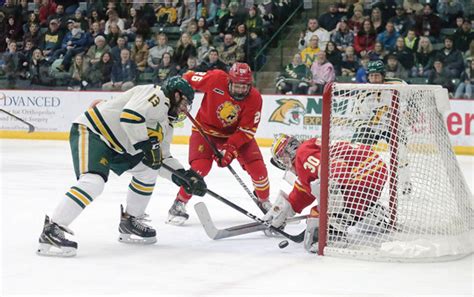 Northern Michigan University Wildcat Hockey Team Needs Sweep To Catch