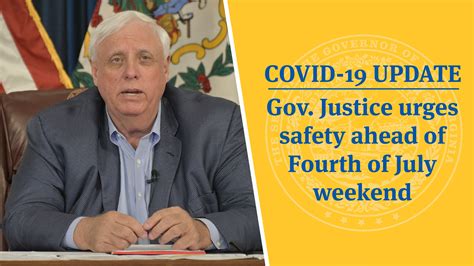 Covid 19 Update Gov Justice Urges Safety Ahead Of Fourth Of July Weekend