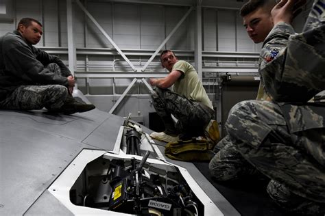 Members Of The F 22 Community At Sheppard Afb Give A Closer Look Into