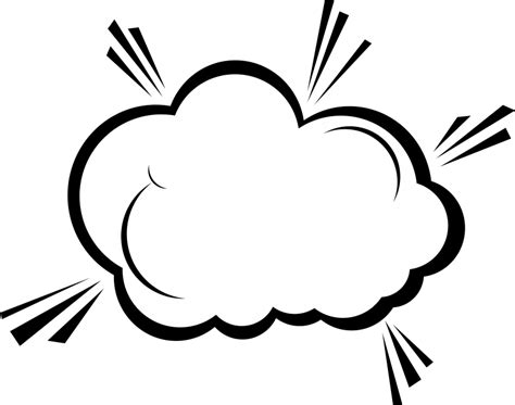 Download High Resolution Png Cartoon Explosion Cloud Clipart Full