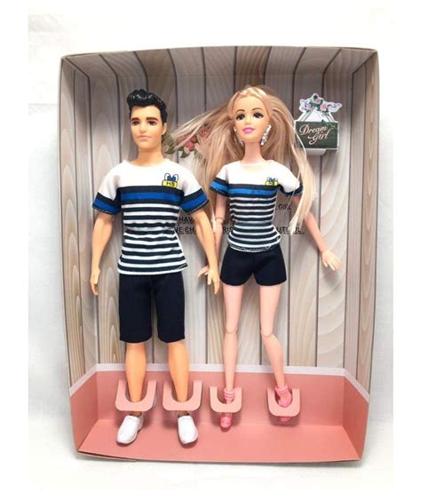 Barbie And Ken Couple Doll Set Navy Bluewhite Doll Buy