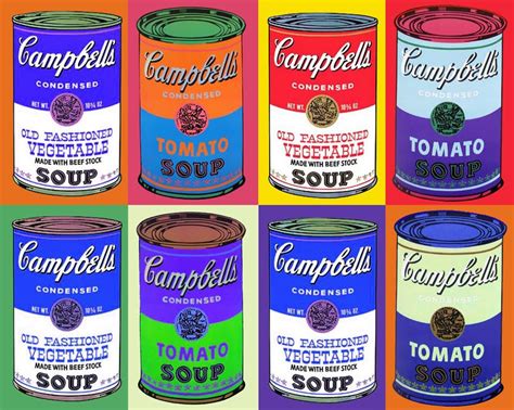Pop Artist Andy Warhols Famous Campbells Soup Cans That