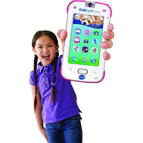 Vtech Kidicom Max Childrens Kids Toy Phone Smartphone Pink 8gb New