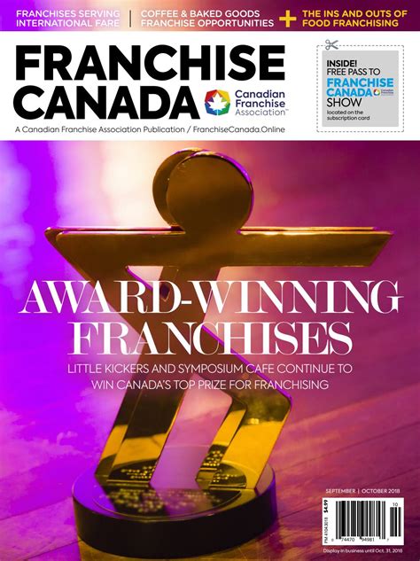 Franchise Canada September/October 2018 by Franchise Canada - Issuu
