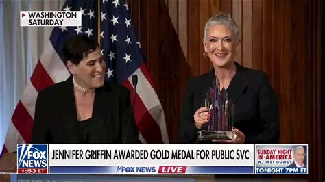 Fox News Jennifer Griffin Honored With Freedom Of The Media Gold Medal