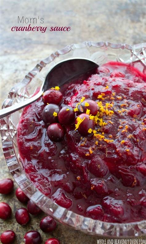 30 best craig's thanksgiving dinner in a can. Mom's Cranberry Sauce | Recipe | Cranberry recipes ...