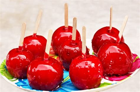 Carnival Candy Apples Stock Photo Image Of Apples White 20275268
