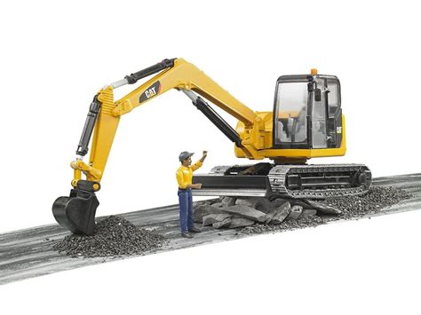 Buy Bruder Caterpillar Mini Excavator With Worker 02466