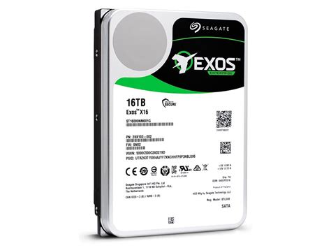 Free shipping for many products! Seagate Exos 16TB Enterprise HDD X16 SATA 6Gb/s 512e/4Kn ...