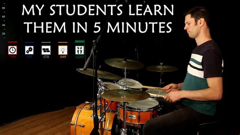 The Easiest Grooves On Drums Lesson 6 Youtube