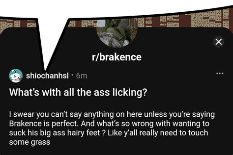 The Whats With All The Ass Licking Speech Bubble Rbrakence