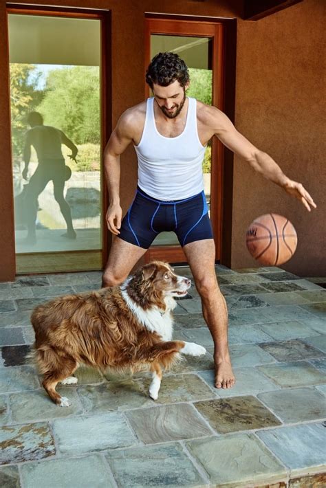 Shirtless NBA Players Kevin Love Modeling Saxx Underwear