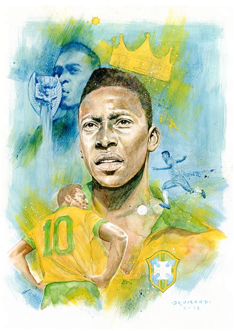 Illustration Pelé On Behance