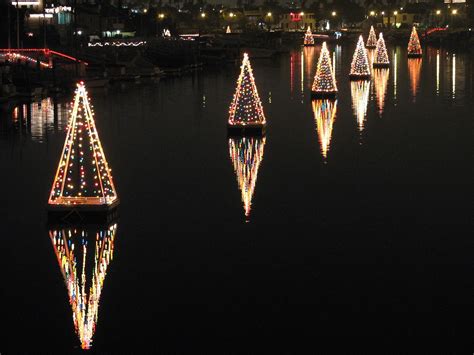 Floating Christmas Trees Long Beach Naples Island Flickr