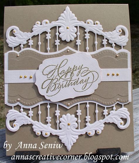 A Peek Inside The Creative Corner Elegant Birthday Card