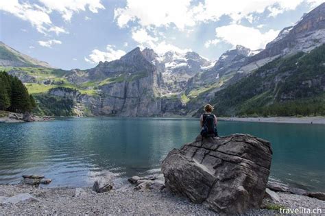 Lake Oeschinen Bernese Oberland Switzerland Places To Visit