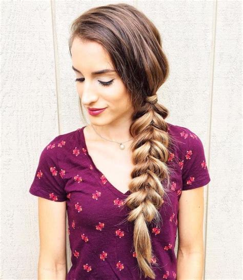 30 Best Hairstyles And Haircuts For Long Straight Hair Side Braid