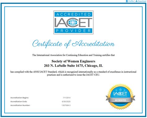 Iacet Implements Live Online Accreditation Certificates Iacet