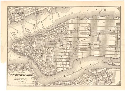 New York New York 1876 Wardmaps Llc