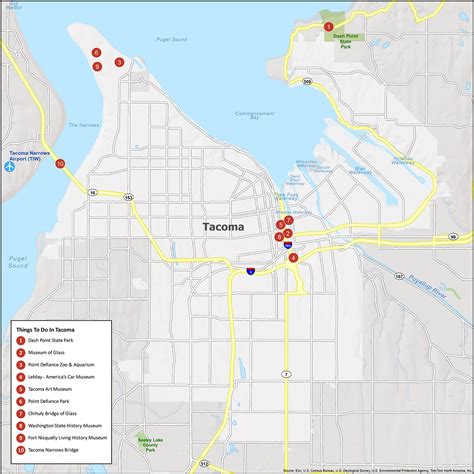 Tacoma Washington Map Gis Geography