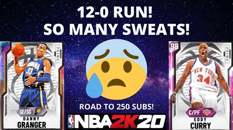 Nba 2k20 Myteam 12 0 Run So Many Sweats Youtube