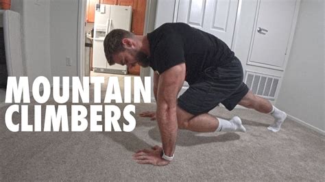 How To Perform Mountain Climbers Bodyweight Core Exercise Tutorial