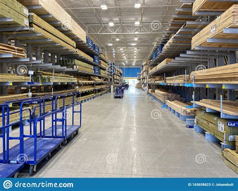 Maybe you would like to learn more about one of these? The Wood Aisle At Lowes Home Improvement Store With Stacks ...