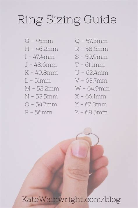 How To Find Your Ring Size — Kate Wainwright Ring Size Finding