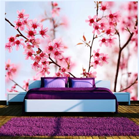 Fototapeta Symbol Japonii Kwiaty Wiśni Sakura Decoramipl Purple