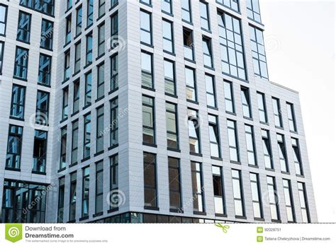 Modern Glass Building Skyscrapers Of Business Center Stock Image