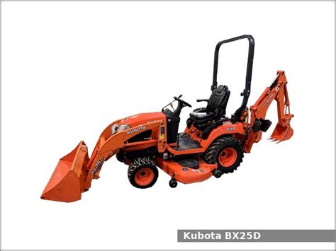 Kubota Bx25d Backhoe Loader Tractor Review And Specs Tractor Specs