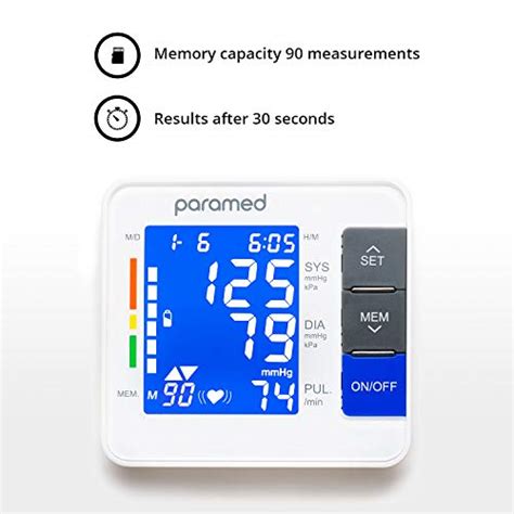 Paramed Automatic Wrist Blood Pressure Monitor Cuff Pricepulse