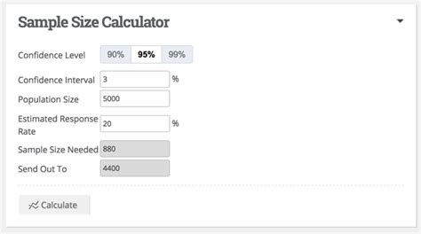 Need to quickly calculate sample size? Using the Sample Size Calculator - Baseline Help Center